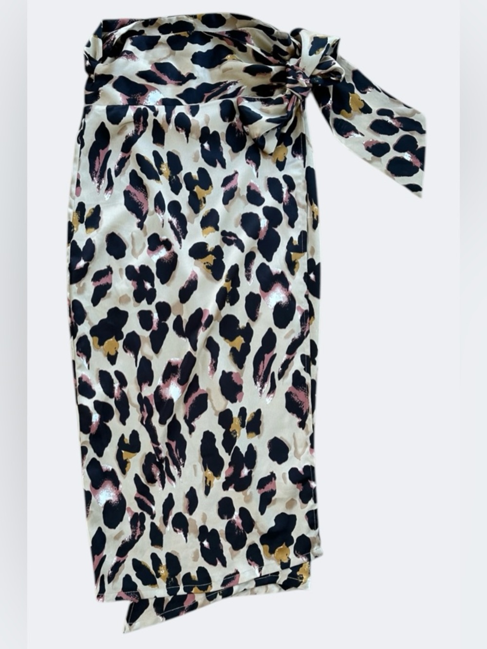 Never fully dressed wrap skirt size S animal print